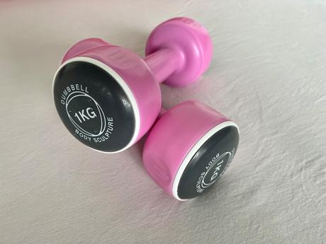 Jednoručné činky 2x1 kg, 