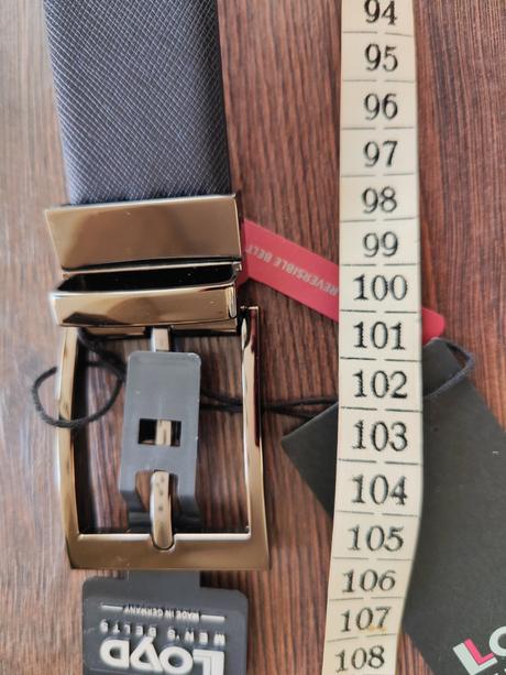 Kožený obojstranný opasok lloyd,