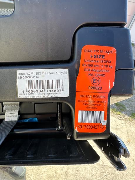 Britax römer dualfix m i-size, britax