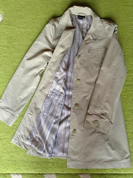 Krémovozelený jarný kabátik, laura stein, 38