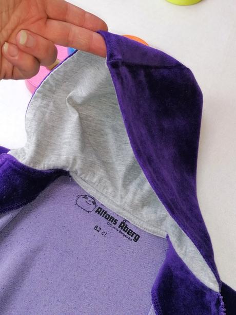 Alfons aberg - zamatová mikinka, 62