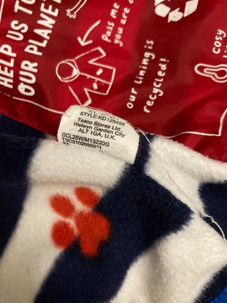 Prechodná nepremokavá bundička paw patrol, f&f,110