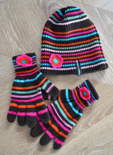 Set čiapka, rukavice, 134