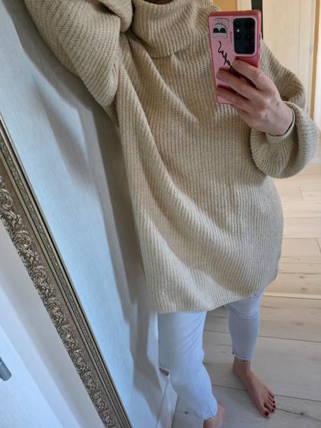 Dlhy rolakovy svetrik/saty, l