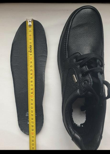 Čierne kožené topánky s membránou, baťa,45