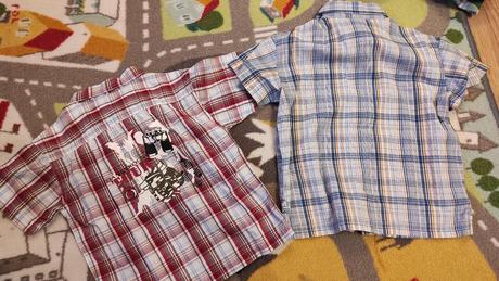 Kosele kratky rukav 2 ks. velkost 3-4 roky, h&m,104