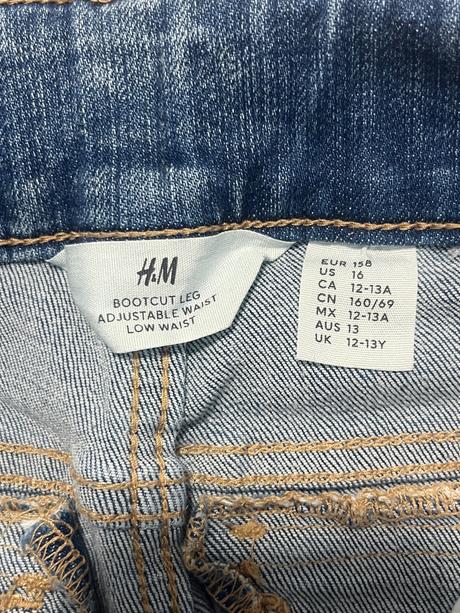 Moderné bootcut leg s vreckami, h&m,152