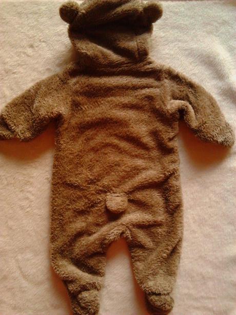 Chlpatý mackový overal, h&m,68