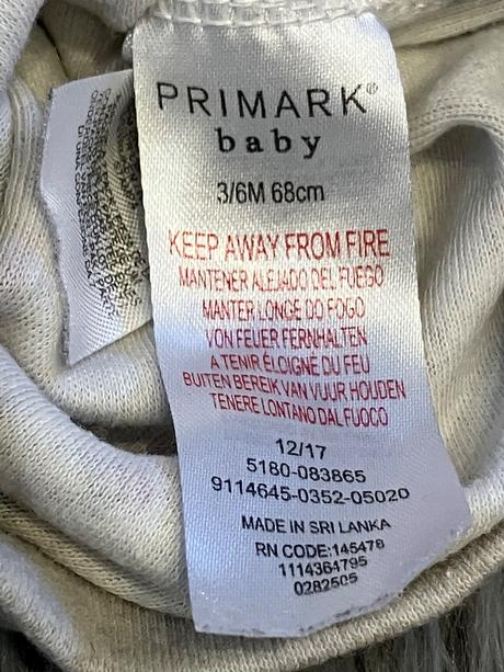 Chlapčenské body a dinosarami primark (68), primark,68