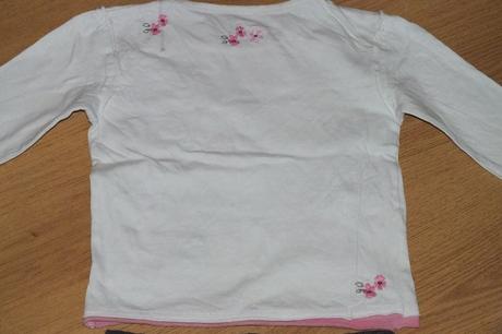 Tricko s vilami + sukna do skolky, next + kenvelo, next,104