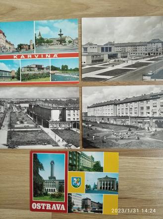 Stare pohladnice - cca 70ks, 