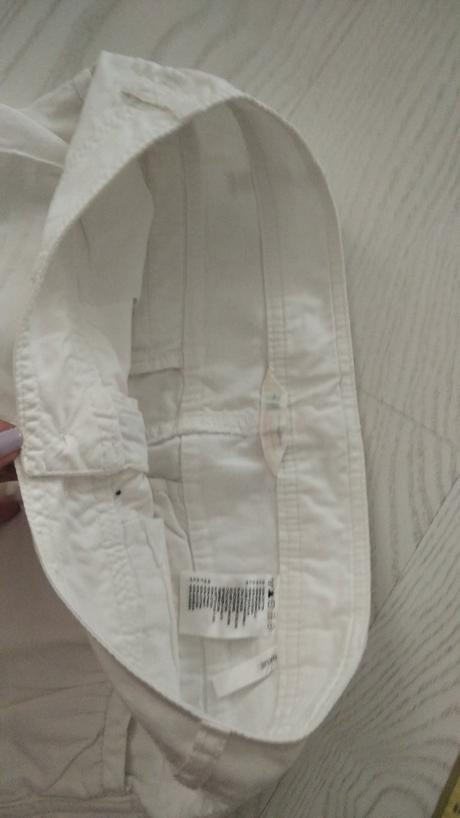 Biele kratasy, h&m,164