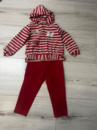 Šik červená tepláková súprava, mayoral,92