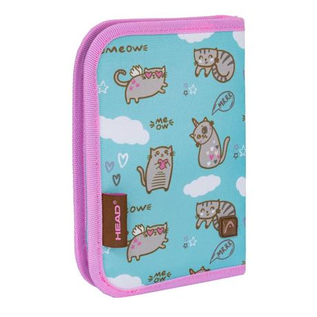 Vyklápací peračník bez náplne head meow,