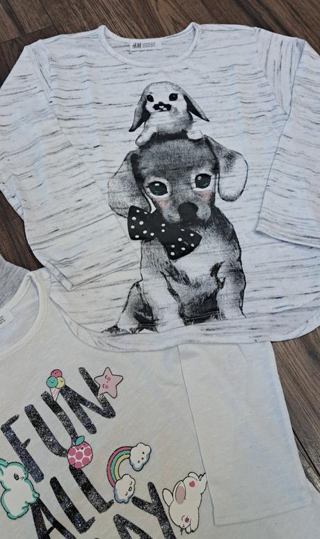3x tricka / tenké svetriky h&m, h&m,122