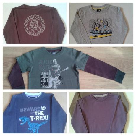 5 ks tričká č. 110, 116, 122, alpine pro,116