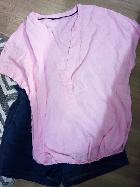 Lyocel hladká voľnejšia blúzka oversize štýl, m