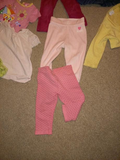 Balík oblečenia pre dievča 9-12 mesiacov, 68–80