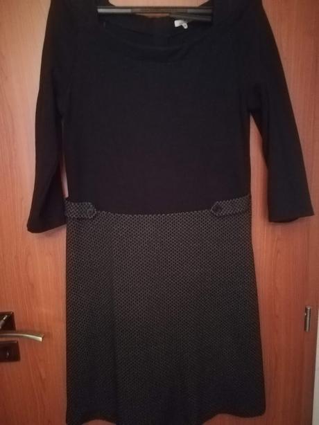 Teple vlnené elegantné šaty, tom tailor,40