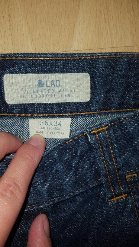 Blue jeans pre chlapa hm č. 36x34, h&m,36