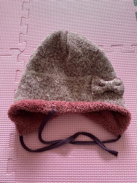 Zimná čiapka s mašličkou, rada,86