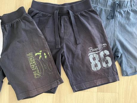 Chlapčenské kratke nohavice 3ks, h&m,134
