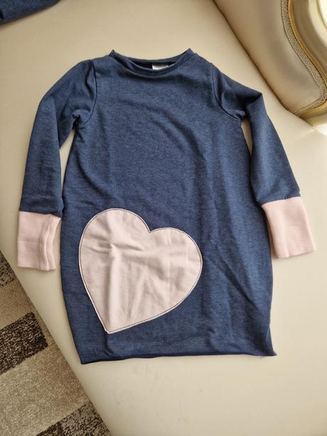 Teplakove šaty mama a dcera- m/110, 110