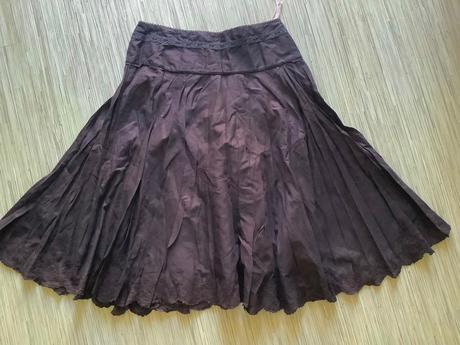 Bavlnena sukna s krajkou, s