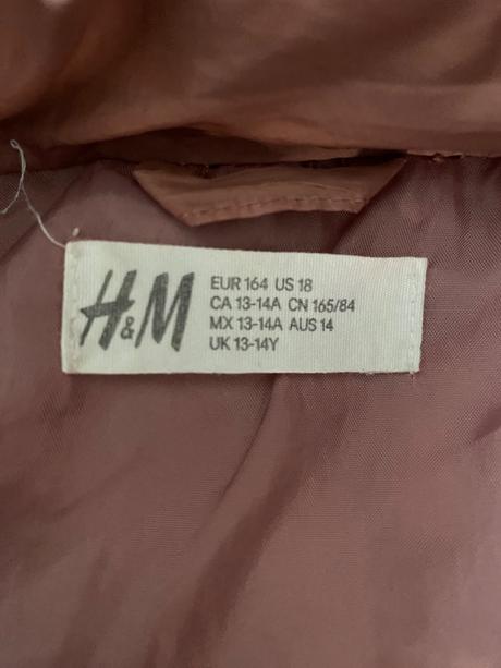 Prechodná dievčenská bunda h&m, h&m,164
