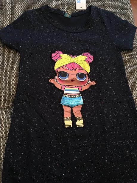 Lol tričkové šaty-blikajúce očká, 98 / 104 / 110