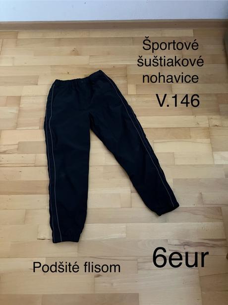 Podšité šuštiakové nohavice, 146