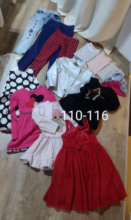 Balík pre dievčatko 110-116, 104–116