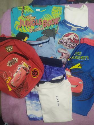 Balík oblečenia, 122–134