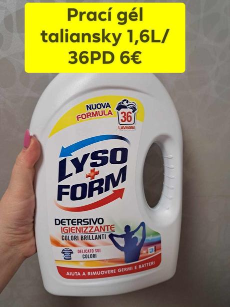 Prací gél taliansky, 