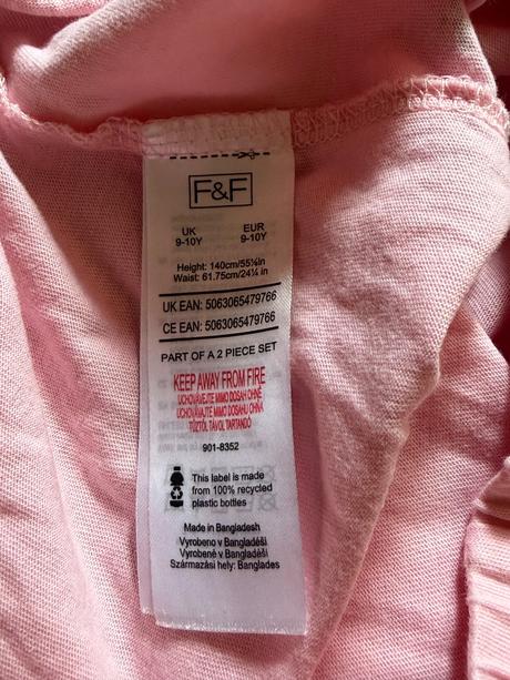 Dievčenské pyžamo, f&f,140