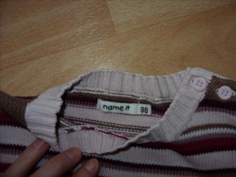 Pásikavý pulover, name it,98