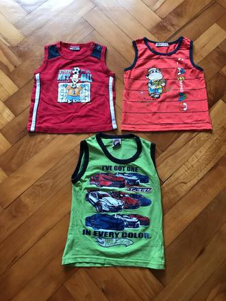 3 letné chlapčenské tielka - veľ. 92, 92