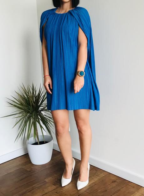 Zara šaty modré, zara,s