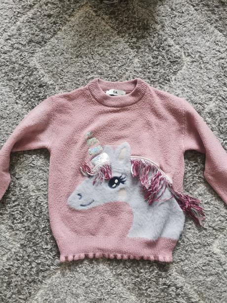 Pulover jednorozec, c&a,122