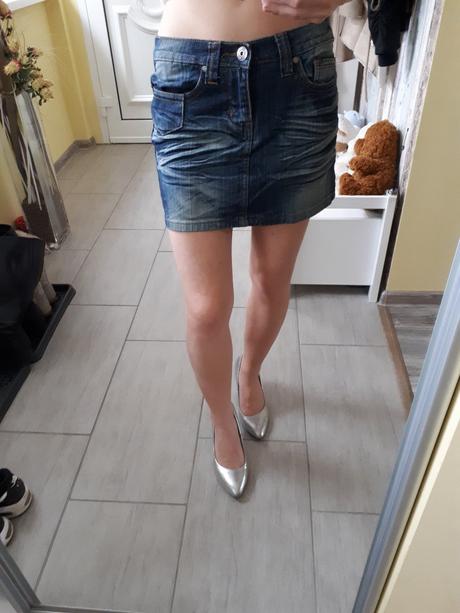 Rifľová suknička, new look,152