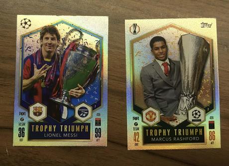 Futbalové kartičky match attax trophy triumph, 