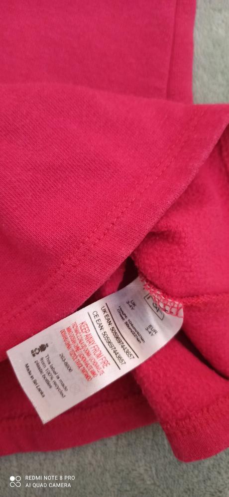 Teplákové šaty 3-4 rokov, f&f,104