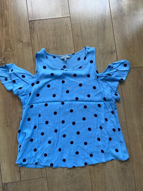 Viskozova blúzka s odhalenými ramenami, c&a,36