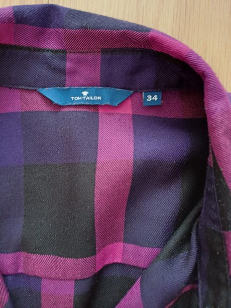 Košeľa s diamantmi, tom tailor,34