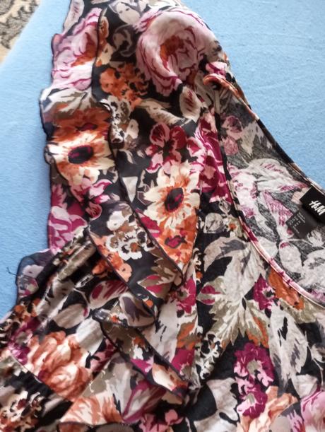 Volanikove saty, h&m,m