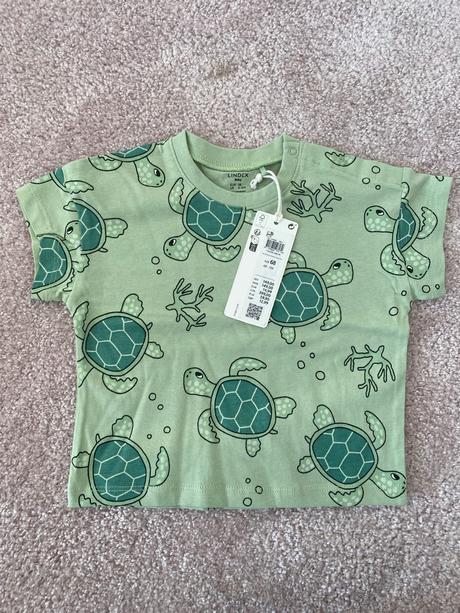 Lindex tricko korytnacky 68 nove, lindex,68