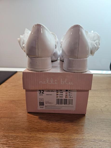 Topánky na 1. sv. prijímanie, nelli blu,32