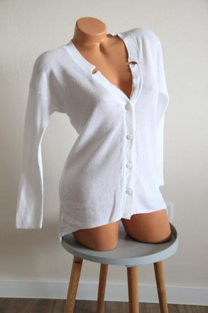 Biely pletený kardigan, intimissimi, s, intimissimi,s
