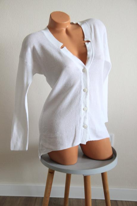 Biely pletený kardigan, intimissimi, s, intimissimi,s