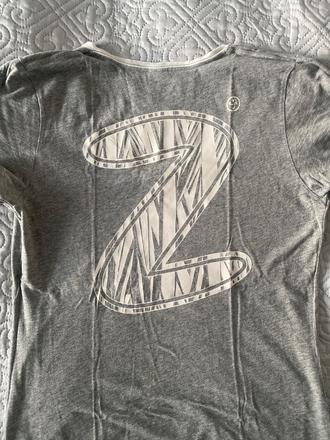 Šedé tričko originál zumba, m